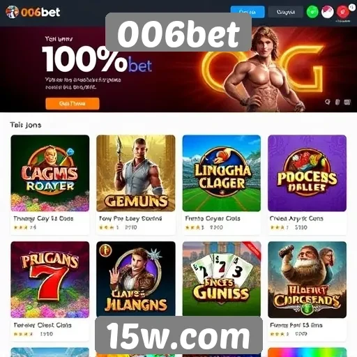 Análise da variedade de jogos disponíveis no 006bet